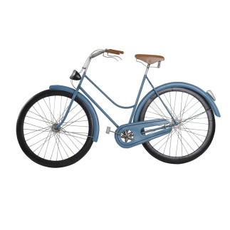 Bicicleta Metal Azul 102 cm