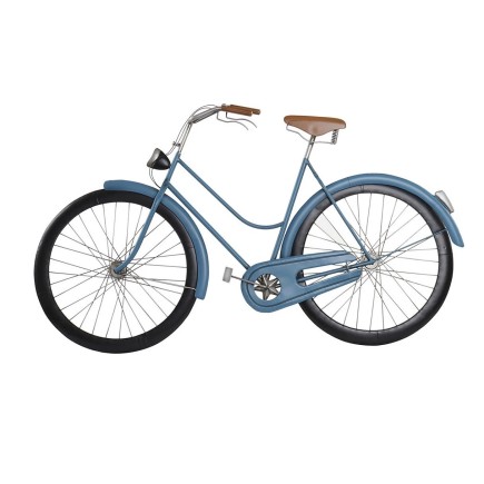 Bicicleta Metal Azul 102 cm