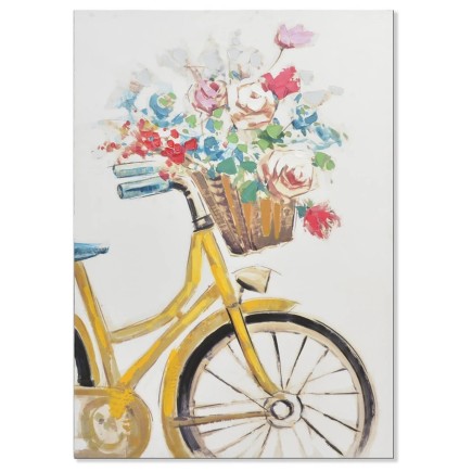 Lienzo Bicicleta con Flores