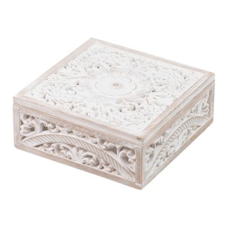Caja Blanca de Madera 20 cm