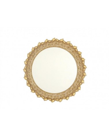 Espejo de Resina Dorado 27 cm