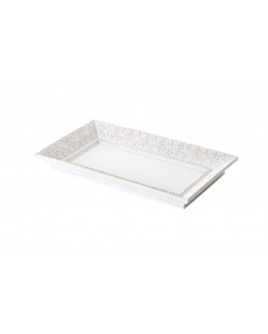 Bandeja baño Luce blanco 20x4.7 cm