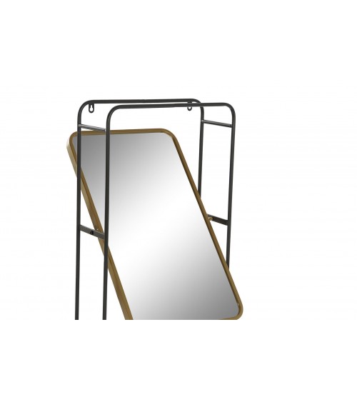 Espejo de Metal con 1 Cajón 90 cm