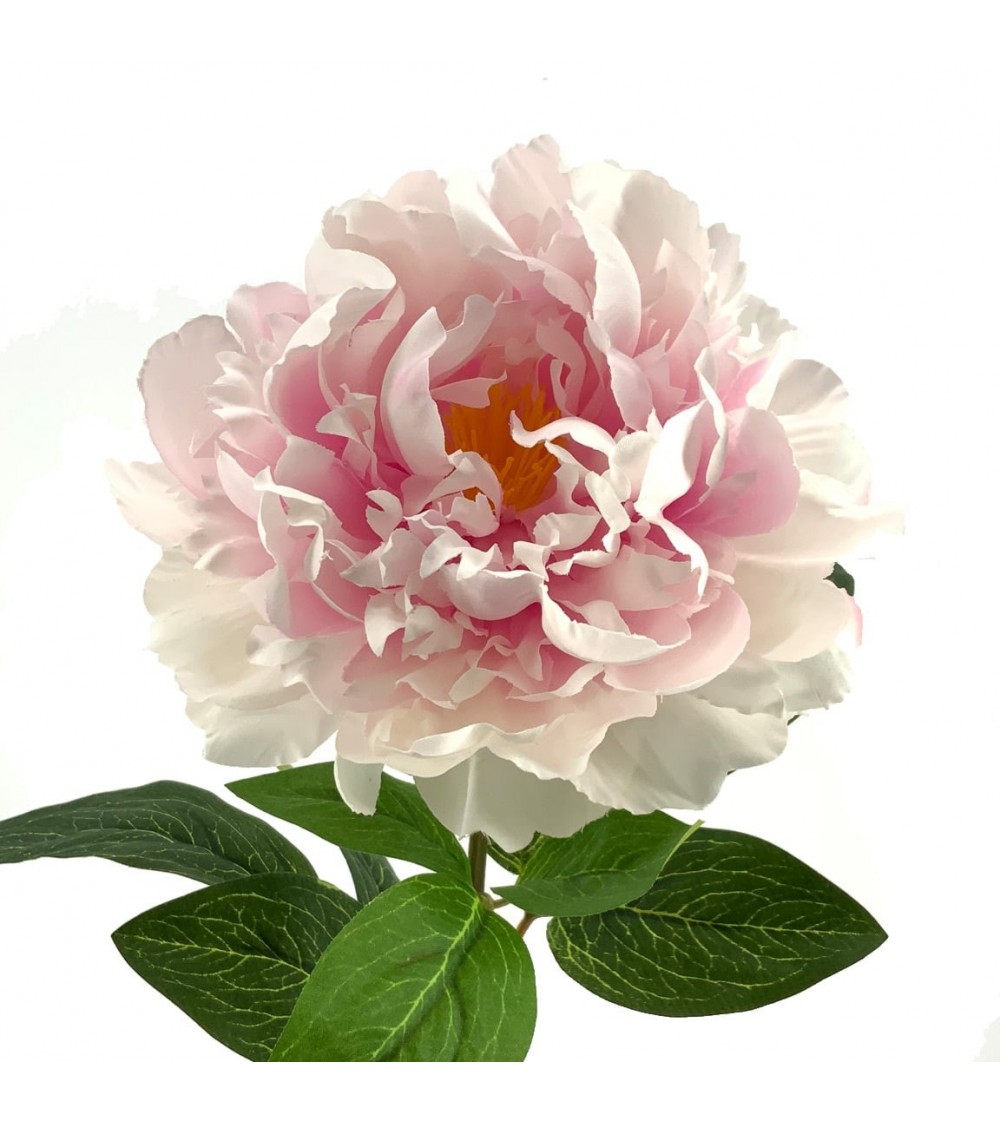 Flor Peonia Rosa Artificial