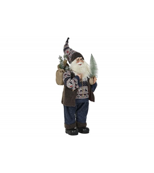 Papá Noel con Saco de Regalos 80 cm